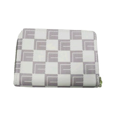 SYGA Women's Fashion Wallet, Double Zipper with Card Slots and Coin Pouch(Gridding White)