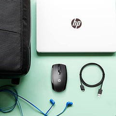 HP X500 Wired Mouse (Black, E5E76AA)