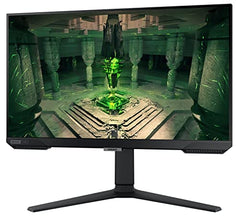 Samsung 27" (68.4cm) Odyssey G4 IPS Gaming Monitor|FHD 1920 x 1080|240Hz|1ms|400nits|SRGB 99%|Ports-HDMIx2,DP,Headphone|DP Cable|Height-Tilt-Pivot Adjustable Stand|Nvidia G-Sync|LS27BG400EWXXL|Black