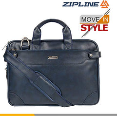 Zipline Laptop bags for men office use | Faux Leather Laptop Bag for Man - Fits 14/15.6/16 inch Laptop, Macbook, Macbook Pro Messenger Bags for Mens (1-Tan Bag)