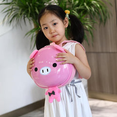 SYGA Children's School Bag PVC Backpack Kids Cartoon Animal Multi-Purpose Bag for 2-4 Years Kids Preschool Backpacks (Chick)