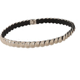 SYGA Waist Belt for Women, Metal Stretchable Buckle Belt Decorative Thin Belt(SILVER)