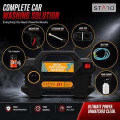 Starq ST25 High Pressure Car Washer Machine 2100 Watts and Pressure 150 Bar for Cleaning Car, Bike & Home