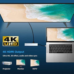 Multifunctional 4 Port USB Hub Docking Station Converter 4 in 1 USB 3.0 Docking Station for iPad Laptop Mobile Hard Drives