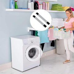 SANPEXA Washing Machine Refrigerator Mobile Base, Washing Machine Stand Multi Functional Movable Adjustable Base, Appliances Roller Pairs Heavy Duty, for Dryer and Refrigerator
