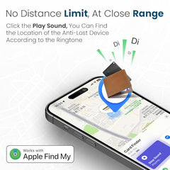 AUSHA Smart Bluetooth Tracker Device|No SIM Needed | Compatible with Apple Find My| Alert & Water Resistant | for Bags, Wallet, Luggage, Keys Finder