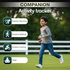 sekyo Neo Fit -India's 1st AI Smart Watch for Kids | AI Learning Assistant, 4G Video Call, GPS, Health & Activity Tracker, Smart Habit Reminder| Edu-Games, Step Count, Camera, Parent Control App
