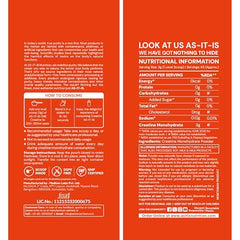 AS-IT-IS One Creatine Monohydrate - 100g Unflavoured I Micronised