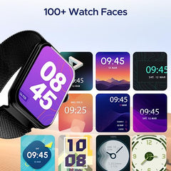 boAt Ultima Regal w/ 2.01”(5.10 cm) Crystal-Clear AMOLED Display, 1000 NITS Brightness,Premium Metal Body, Functional Crown, 100+ Sports Modes, Fitness Smart Watch for Men & Women (Steel Black)