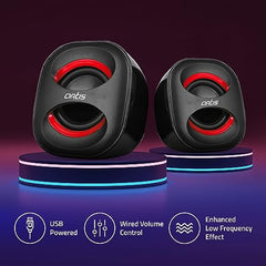 Artis Mini 2.0 USB Multimedia Speakers (Black)