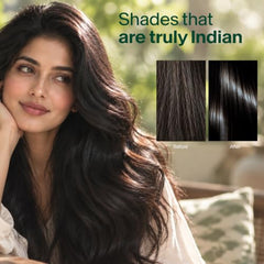 Biotique Herbcolor Conditioning Hair Colour l Ammonia Free Hair Color l 9 Organic Herbal Extracts l Natural and Healthy Shine l 50g + 110ml| Natural Black 1N (Pack of 1)