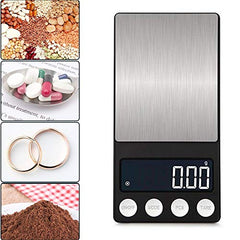 Cason Digital Pocket Scale for Gold Jewellery, Portable Mini Weighing Machine with 0.01G to 500G Precision, Small Grams Measuring Scale for Jewellery, with Auto Calibration, Tare Function(Gold)
