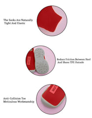 MOMISY Baby Socks Animal Themed, Funny Cartoon Printed Cotton Socks with Shoes - Soft, Non-Slip, and Comfortable Size 12-18M(RedShark-22-23)