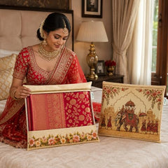 JD FRESH 12 Pcs Large Non Woven Saree Covers For Storage/Saree Bags with Zip/Multi-Purpose Lehenga Storage Bag/Clothes Covers for Dresses/Sarees/Lehengas (14x17 Inch)