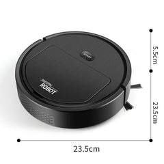 MechHeaven The Robot Vacuum Cleaner Multifunctional Rechargeable Mini for Home Pet Hair Black Handbag | 1 Piece Vacuum Cleaner 1 Piece Cable 2 Pieces Brush 1 Piece Cloth 1 Piece Manual