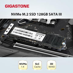 Gigastone 【NAS Certified】 High Endurance M.2 SSD 2TB (2-Pack) for Data Cache and Fast Boot, NVMe PCIe Gen3 Up to 2600MB/s, TLC Flash with SLC Caching, 24/7 Reliable for Gaming/PC/NAS, 5-Year Warranty