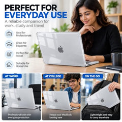 PC LABEL Matte Finish Hard Shell Case for MacBook Pro 14 Inch ((2021–2026) M4/M3/M2/M1 A3112/A3185/A3401/A2918/A2992/A2779/A2442/A3426/A3427), Lightweight Protective Cover with Free Black Keyboard Skin