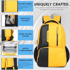 HOT SHOT BAGS VINTAGE SERIES 1396 32L FAUX LEATHER WATER RESISTANT Trolly sleeve LAPTOP BACKPACK|MEN & WOMEN | OFFICE BACKPACK | COLLEGE BACKPACK