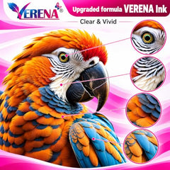 Verena 057 Refill Ink Compatible for Epson L8050, L18050, L8150W Printers (Black Cyan Magenta Yellow Light Cyan Light Magenta)