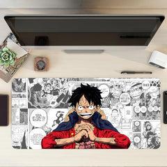 JIGARI Extended Anime Large Mouse Pad (11 x 23 Inch) | Gaming Mousepad for Laptop, Desktop & Keyboard | Smooth Surface | Anti-Slip Rubber Base (Zoro - Sword Master - One Piece (P08))