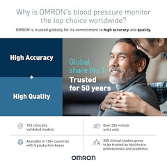 Omron HEM 7156 T Digital Blood Pressure Monitor with 360° Accuracy Intelli Wrap Cuff for All Arm Sizes Accurate Measurements and Bluetooth Connectivity