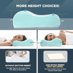 TEKCOOL Cotton Orthopedic Coccyx Cushion For Tailbone Pain Car SeatCushions For Chair Tailbone Pillow For Sitting SeatCushion For Car Driving Seat Sitting Pillow Coccyx Seat Cushion For Chair (Black)'