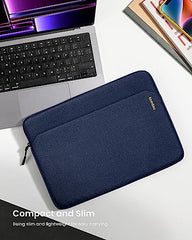 tomtoc Slim Laptop Sleeve for 14-inch MacBook Pro M2/M1 Pro/Max A2779 A2442 2023-2021, Water-Resistant Protective Case for 13-inch MacBook Air/Pro M2/M1 with a Hard Cover, Laptop Accessory Bag