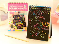 GLUN® Pack of 12 Children's Cartoon Water Magic Painting Book with Water-Based Marker, Different Magical Scenes