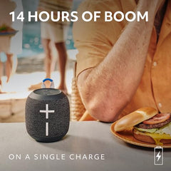 Ultimate Ears WONDERBOOM 4 Portable Waterproof Bluetooth Speaker with Big Bass and 360-Degree Sound, Dustproof Floating Speaker with 40 m (131ft) Range - Enchanting Lilac