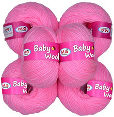 M.G ENTERPRISE MG Baby MelonKnitting Wool 200 Wool Thread for Crochet & DIY Craft Projects