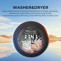Haier 10Kg, 5 Star, AI Smart Wash, Hygiene Refresh with Inbuilt heater, 525 mm Super Drum, Direct Motion Motor, WiFi Fully Automatic Front Load Washer (EFL120-DM14IEIS8U1 | Dark Jade Silver)