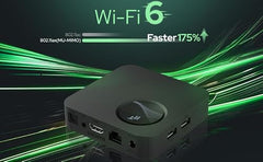 ElectroniksIndia GX1 GTV Android 12 Certified Mini PC : Realtek RTD1325, 4GB DDR4, 32GB eMMC, WiFi 6, Dolby Atmos, 4K HDR