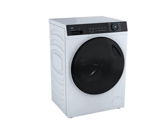 Haier 8 kg 5 Star Powered by AI-DBT with PuriSteam, 525mm Super Drum Fully Automatic Front Load Washing Machine (HW80-IM12929C, Inverter Motor with In-Built Heater, White)