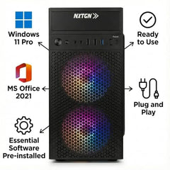 NXTGN Core i7 Desktop Computer PC | Core i7-4770 3.40Ghz| 16GB RAM | 512GB SSD | 5G WiFi & Bluetooth | HDMI, VGA, Ethernet | USB 3.0 | Windows 11 Pro & Office 21 Installed | 2 Year On-Site Warranty