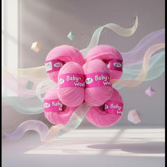 M.G ENTERPRISE MG Baby MelonKnitting Wool 200 Wool Thread for Crochet & DIY Craft Projects