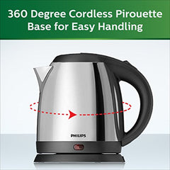 Philips HD9373/00 1.5L Capacity | 25% thicker body for longer life, triple safe auto cut off