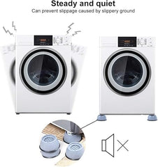 BUNVOX™ Fridge Stand Multipurpose Heavy Duty Stand for Washing Machine, Cupboard, Single Door, Double Door Refrigerator, Sofa Base Stand (Set of 8)