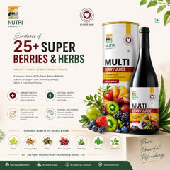 Nutri Harvest Multi Berry Juice (Multivitamin) 25+ Super Berries & Herbs