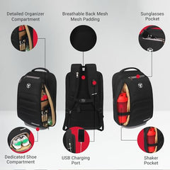 URBAN TRIBE Fitpack Pro Laptop Backpack (15.6 Inch) with Shoe Compartment Multipurpose Bag for Men and Women |35 litres | (Camouflage), m