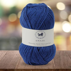 Nestnhaven Acrowools Graze Hand Knitting and Crochet Yarn. Pack of 1 Ball - 100gms. Shade no - NNHG001 (Berry Purple)