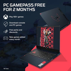 HP Smartchoice HyperX OMEN 15, AMD Ryzen 7 260, 8GB-RTX 5050, 24GB DDR5 (Upgradeable), 1TB SSD, 180Hz, 2.5K, 500 nits, 3ms RT, 15.3''/38.9cm, Win11, Office24, Black, 2.42kg, gb0038AX, AI Gaming Laptop