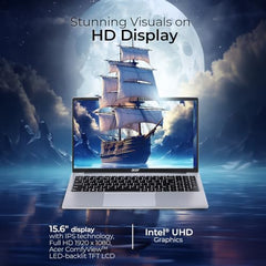 Acer Aspire 3 Intel Core i5-1334U Processor,Office 2024 + M365 Basic, (8GB DDR4 RAM/500 GB SSD) with 39.62 cm (15.6") FHD LED-Backlit IPS Display/Win 11Home,A325-53, Pure Silver, 1.7KG