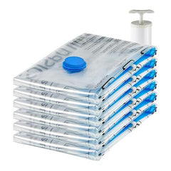 amazon basics Vacuum Compression Storage Bags with Hand Pump - Medium, 5-Pack