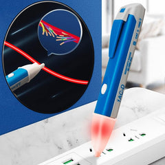 SYGA Plastic AC Voltage Tester Volt Test Pen Detector Sensor 90~1000V Non-Contact_Multicolour_1 Piece