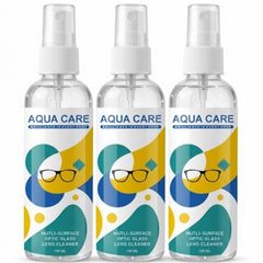AQUA CARE Premium Lens Cleaner Spray 100ML X (PACK OF 3) – Remove Scratch, Dust & Smudge | Cleans Fingerprints, Dust, Oil from Eyeglasses, Sunglasses, Camera Lenses, Laptops, and Smartphone Screens