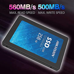 HIKVISION 128 GB 2.5-Inch SATA Internal SSD - 560MB/s Read & 500MB/s Write - 5-Year Warranty (HS-SSD-E100/128 GB)