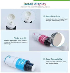 GEDI Refill Ink for HP GT51 & GT 52 for HP Ink Tank 115 310 315 319 410 415 416 419 455 500 515 520 525 530 589 615 750 790 670 GT5810 GT5811 GT5820(GT51-ST+BK)