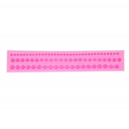 SYGA Beads Pearls Silicone Mold Fondant Decorating Mould String of Pearl Cake Decorating Sugarcraft Decorating Tool