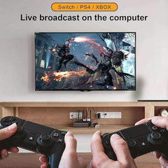 XIKKART USB 3.0 4K HDMI Video Capture Card 1080p 60fps Audio Video Capture Card, Game Capture Card, HDMI to USB 3.0 for Gaming, Streaming Device, Compatible with Nintendo Switch, PS3/4, Xbox