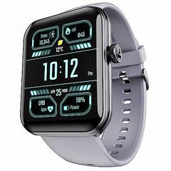 boAt Ultima Regal w/ 2.01”(5.10 cm) Crystal-Clear AMOLED Display, 1000 NITS Brightness,Premium Metal Body, Functional Crown, 100+ Sports Modes, Fitness Smart Watch for Men & Women (Steel Black)